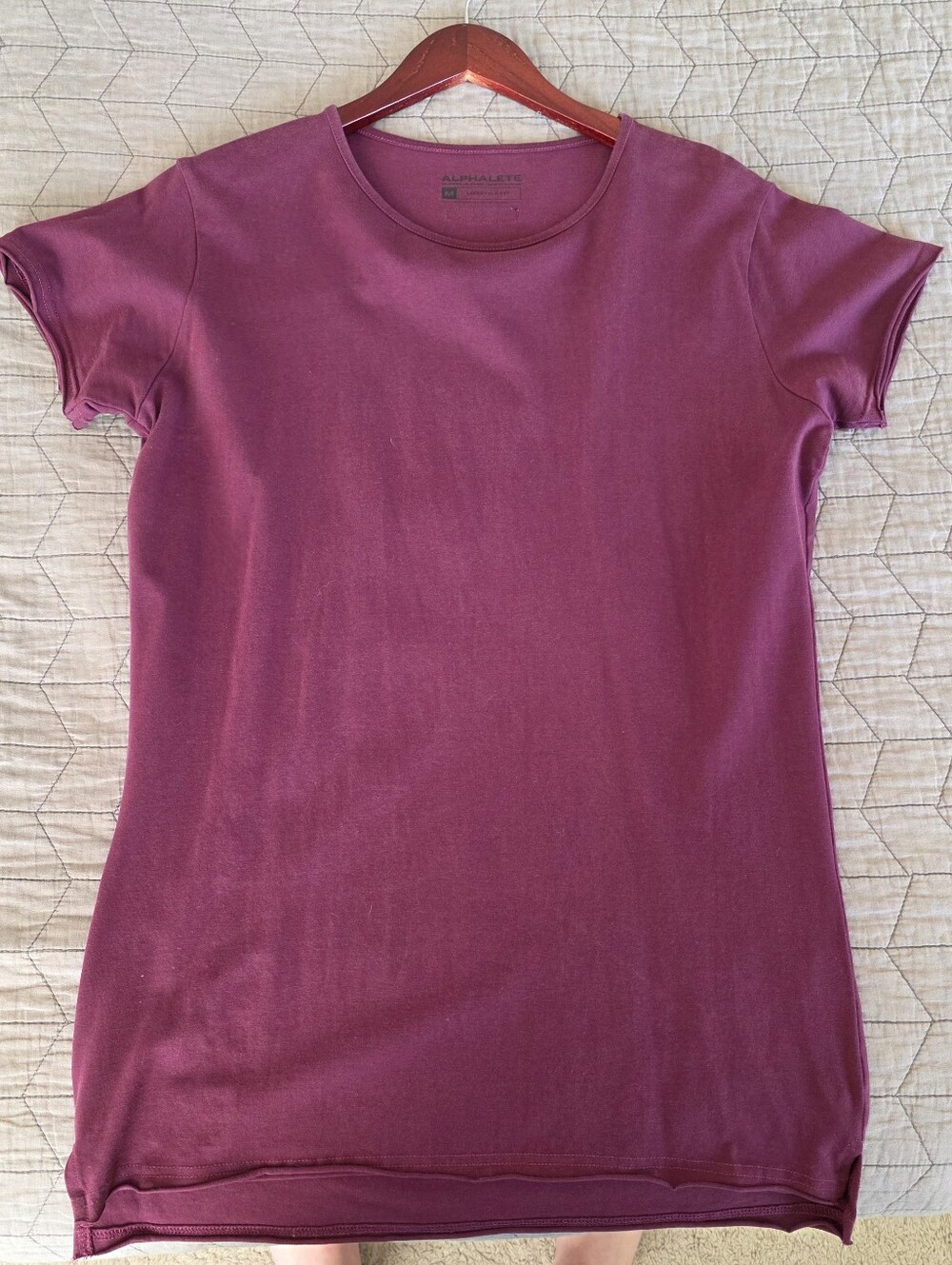 Alphalete Men's Lifestyle Tee - M - Plum